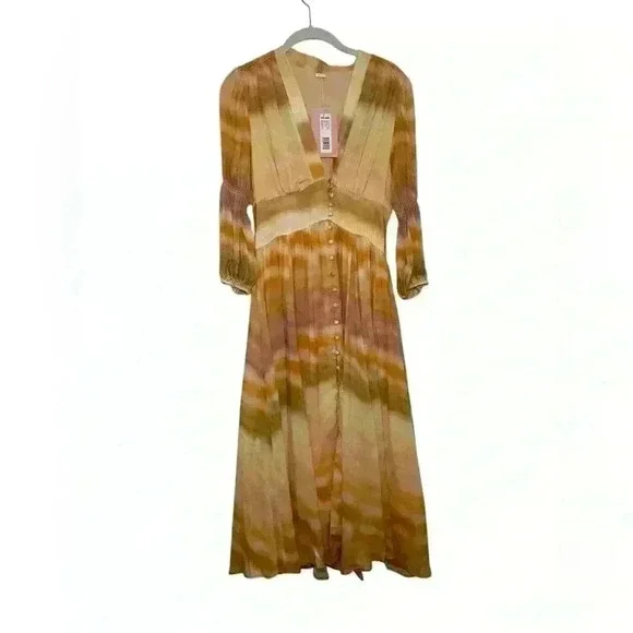 Cult Gaia New NWT Watercolor Willow Dress Size Medium